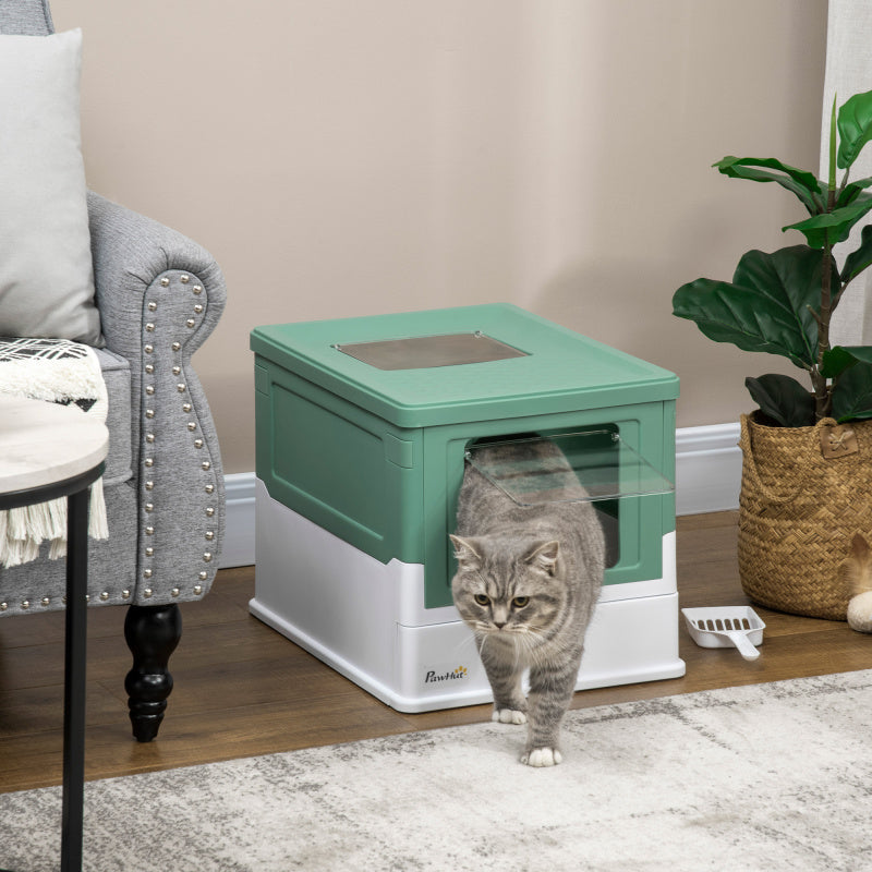 Petwagora QuietCove™ Fully Enclosed Cat Litter Box