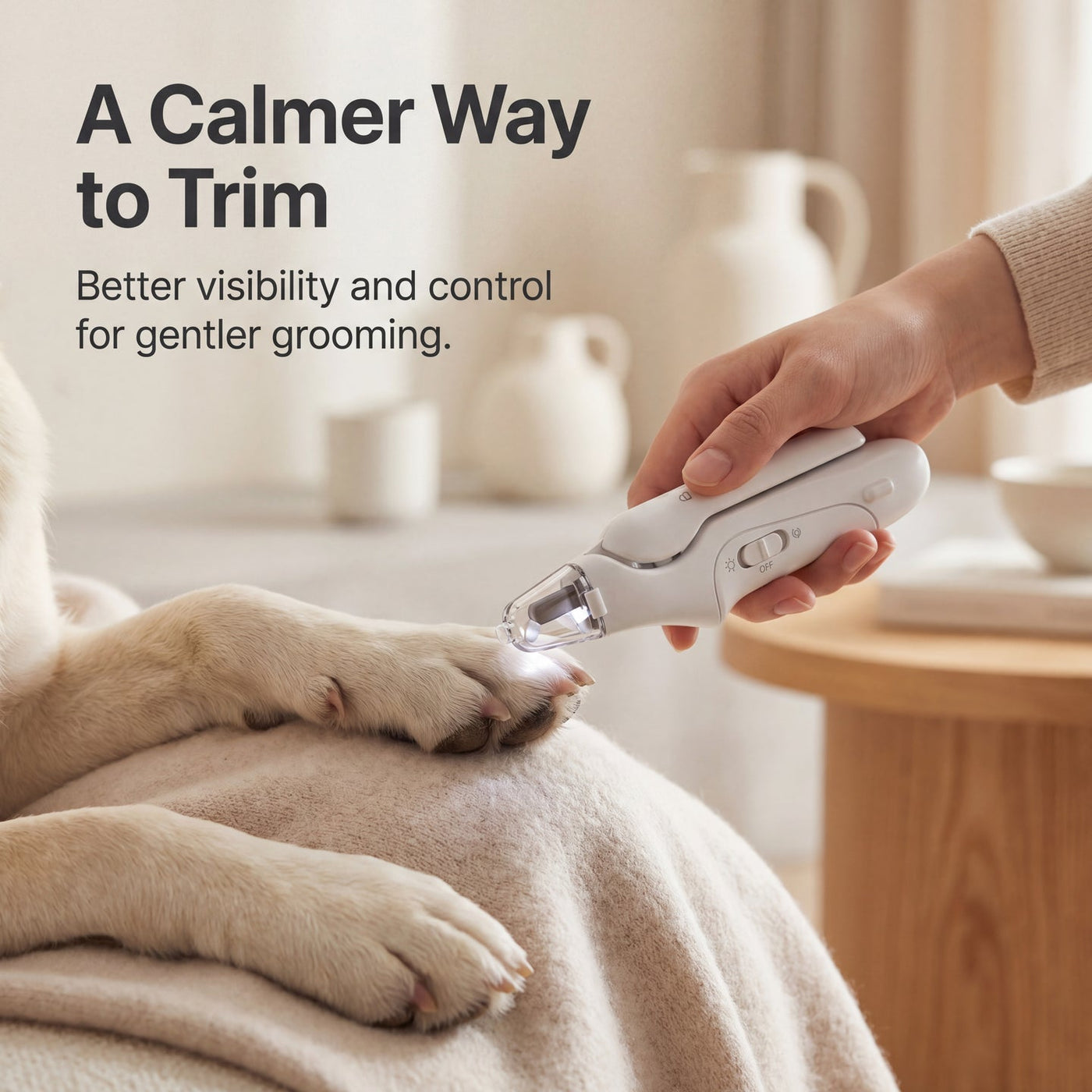 Petwagora QuickScan™ LED Nail Clipper & Grinder