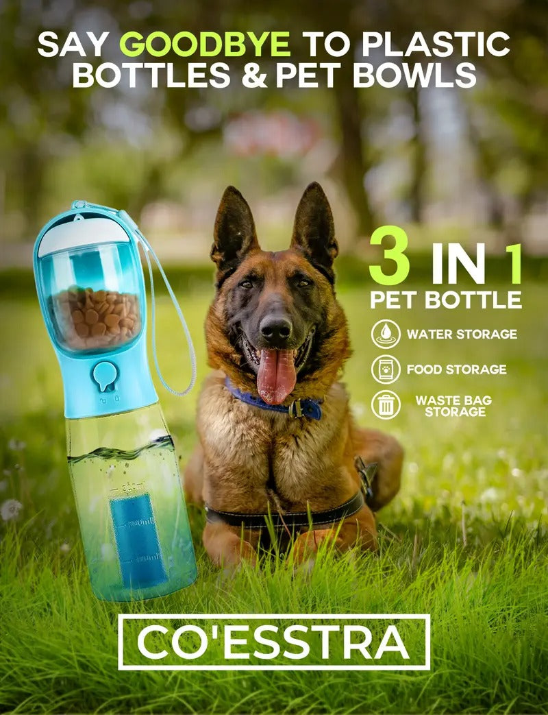 Petwagora TrailMate™ Water Bottle & Food Container