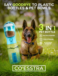 Petwagora TrailMate™ Water Bottle & Food Container