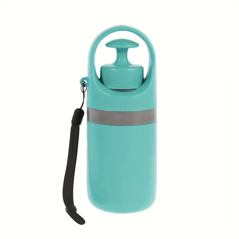 Dog Pooper Scooper with Built-In Waste Bag Holder | No-Bend, One-Handed Cleanup