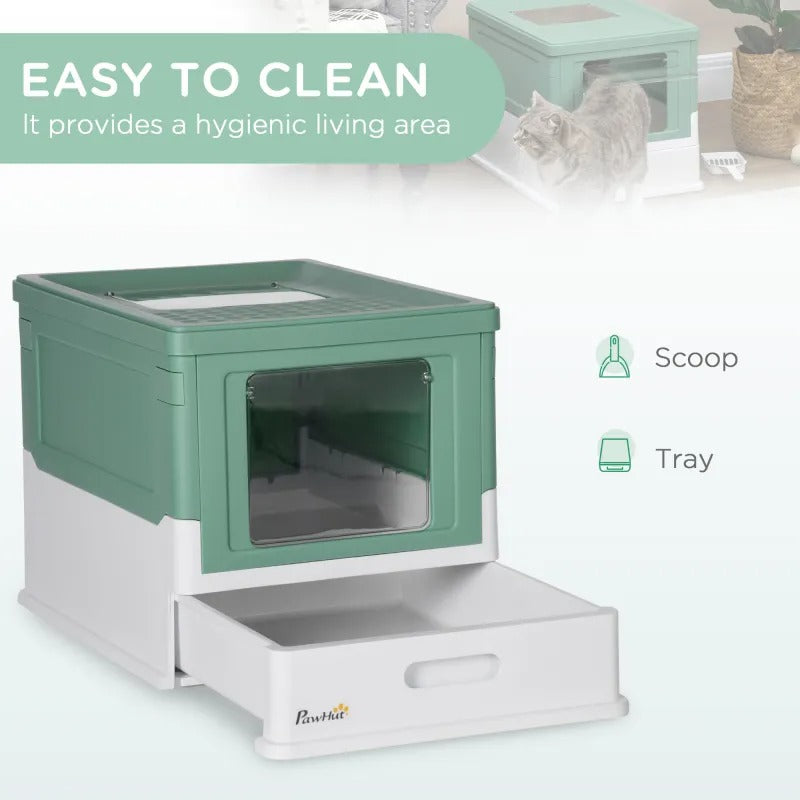 Petwagora QuietCove™ Fully Enclosed Cat Litter Box