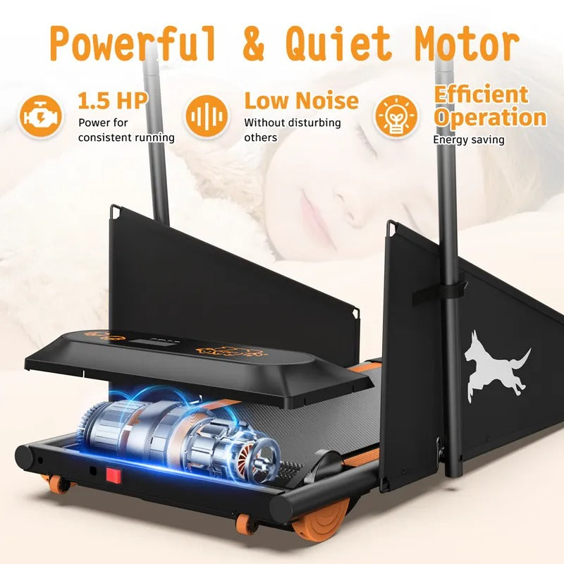 Dog Treadmill for Small & Medium Dogs | Indoor Run & Walk Exercise Machine