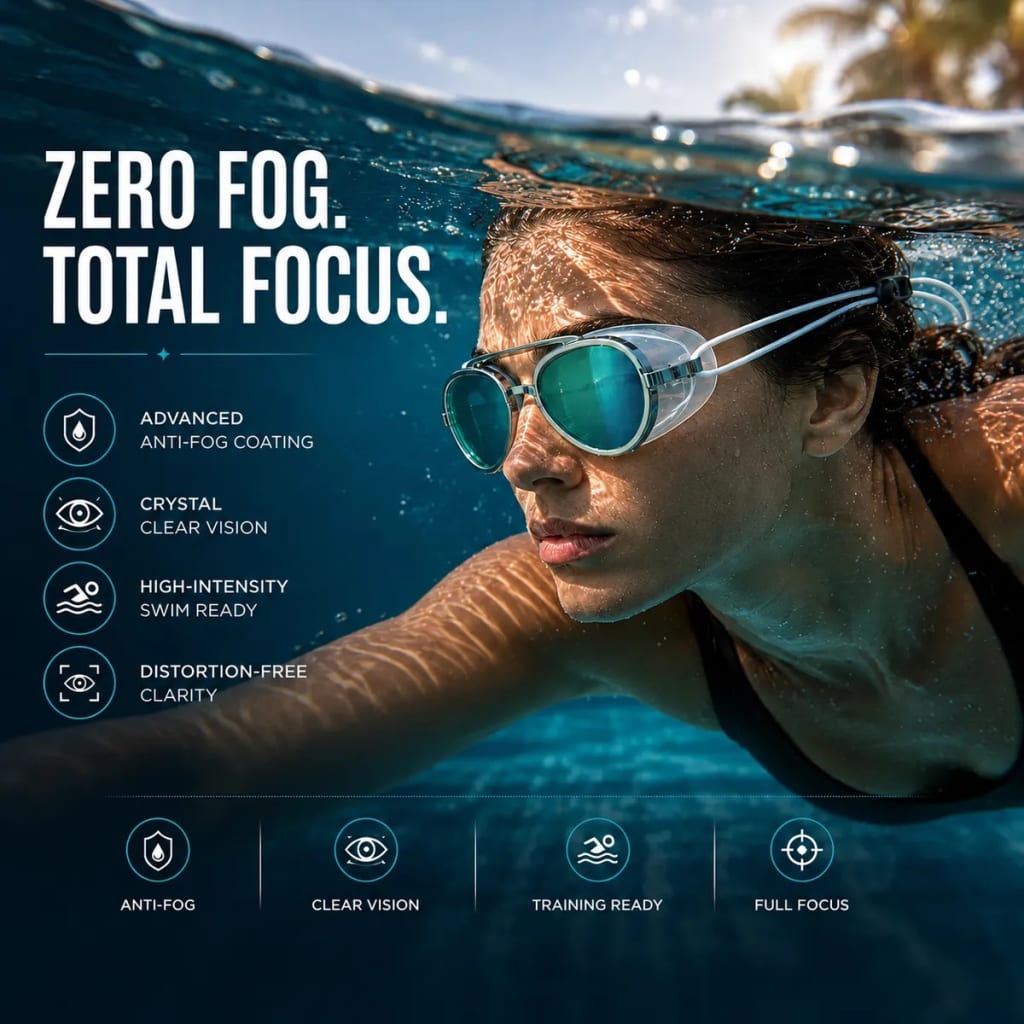 🔥Hot Deal Summer Sale 50%✨Anti-Fog Swim Goggles🏊‍♂️☀️